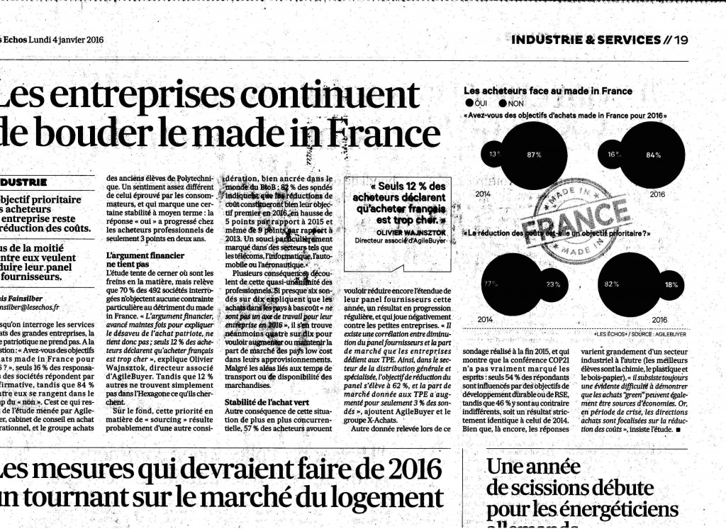 Les entreprises continuent de bouder le made in France