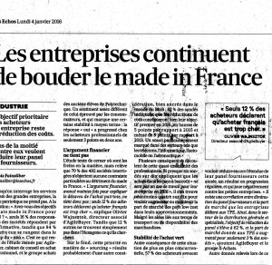 Les entreprises et le made in France en 2016