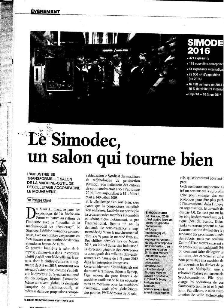 Simodec salon du decolletage