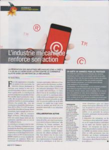 industrie mécanique renforce son action
